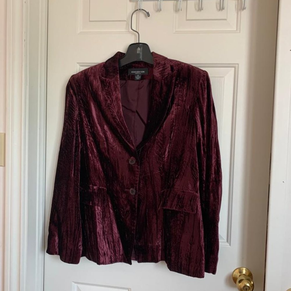Burgundy Blazer